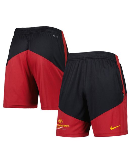 Nike and Cardinal Iowa State Cyclones Performance Player Shorts