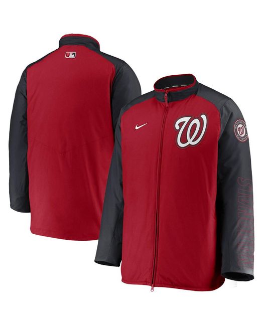 Nike Navy Washington Nationals Authentic Collection Dugout Full-Zip Jacket