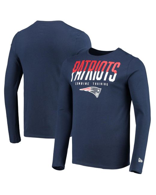 New Era New England Patriots Combine Authentic Split Line Long Sleeve T-shirt