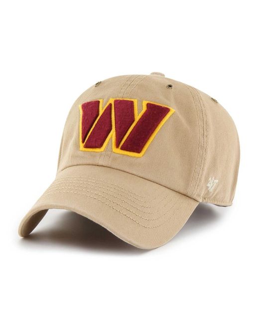 '47 Brand 47 Brand Washington Commanders Overton Clean Up Adjustable Hat