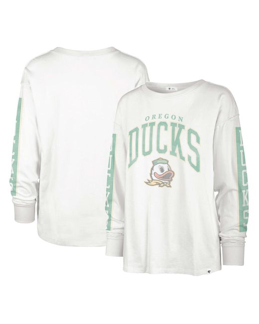 '47 Brand 47 Brand Distressed Oregon Ducks Statement Soa 3-Hit Long Sleeve T-shirt