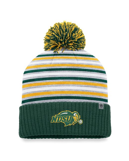 Top Of The World Ndsu Bison Dash Cuffed Knit Hat with Pom