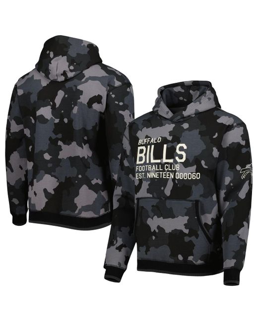 The Wild Collective Buffalo Bills Camo Pullover Hoodie