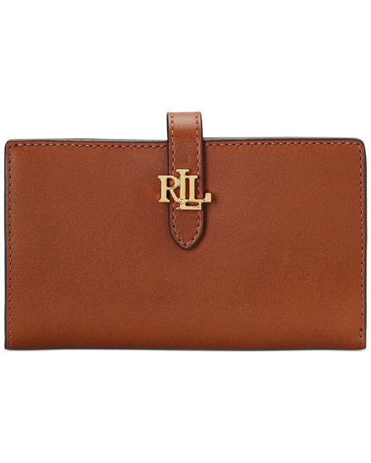 Lauren Ralph Lauren Logo Leather Wallet
