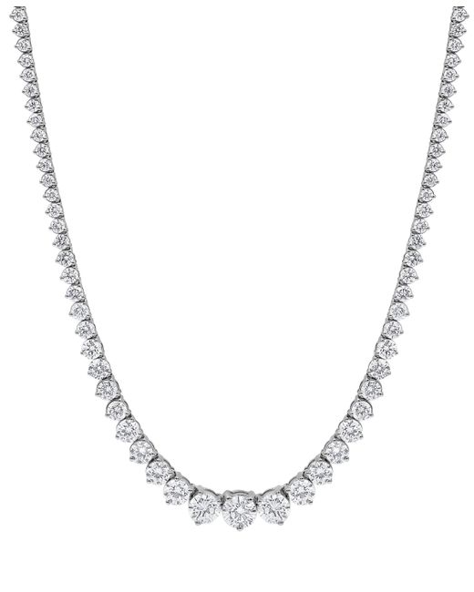 Badgley Mischka Lab Grown Diamond Graduated 16-1/2 Collar Necklace 10 ct. t.w. 14k Gold