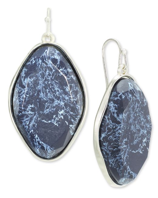 Style & Co Oval Stone Drop Earrings Created for