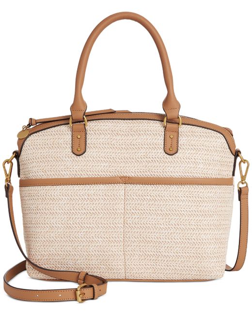 Style & Co Medium Straw Dome Satchel Created for