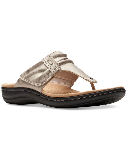 Clarks Laurieann Arla Slouched-Style Thong Sandals