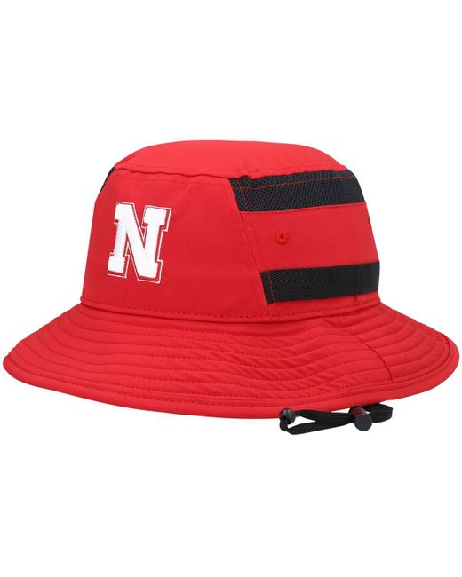 Adidas Nebraska Huskers 2021 Sideline Aeroready Bucket Hat