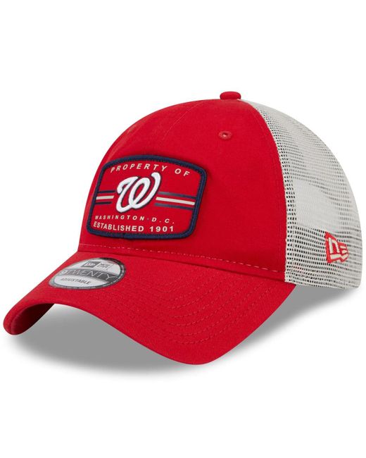 New Era Washington Nationals Property Trucker 9TWENTY Snapback Hat