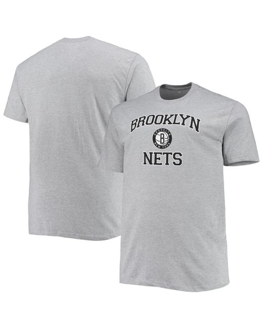 Profile Brooklyn Nets Big and Tall Heart Soul T-shirt