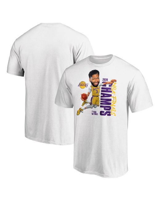 Fanatics Anthony Davis Los Angeles Lakers 2020 Nba Finals Champions Vertical Player T-shirt