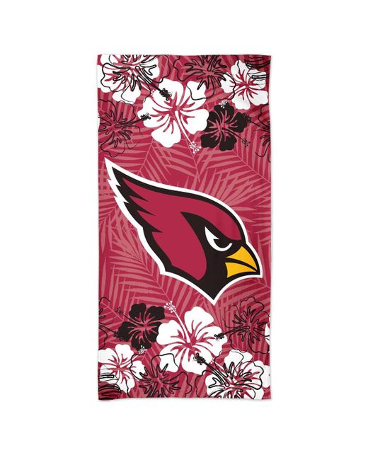 Wincraft Arizona Cardinals 60 x 30 Floral Spectra Beach Towel