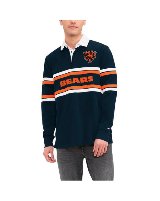 Tommy Hilfiger Chicago Bears Cory Varsity Rugby Long Sleeve T-shirt
