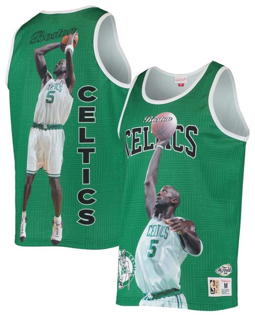 Mitchell & Ness Kevin Garnett Boston Celtics Hardwood Classics Player Tank Top