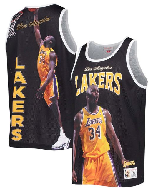 Mitchell & Ness Shaquille ONeal Los Angeles Lakers Hardwood Classics Player Tank Top