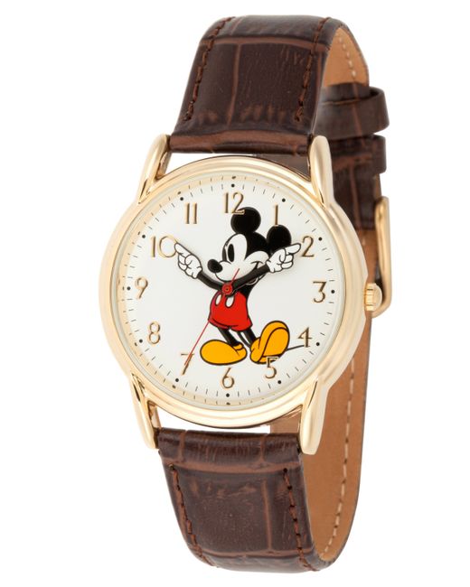 EwatchFactory Disney Mickey Mouse Gold Cardiff Alloy Watch