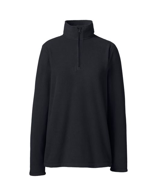 Lands' End School Uniform Lightweight Fleece Quarter Zip Pullover