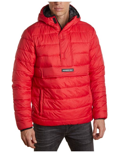 Members Only Popover Puffer Jacket