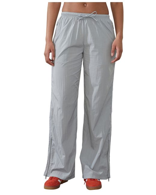 Cotton On Warm Up Woven Pants Piping