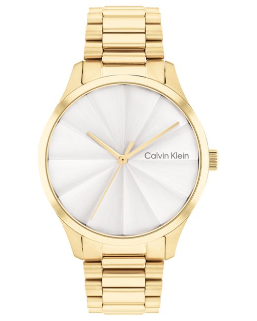 Calvin Klein 3-Hand Tone Stainless Steel Bracelet Watch 35mm