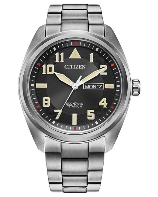 Citizen Eco-Drive Garrison Stainless Steel Bracelet Watch 42mm