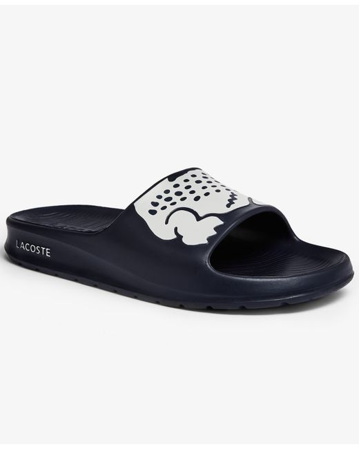Lacoste Croco 2.0 Slide Sandals white