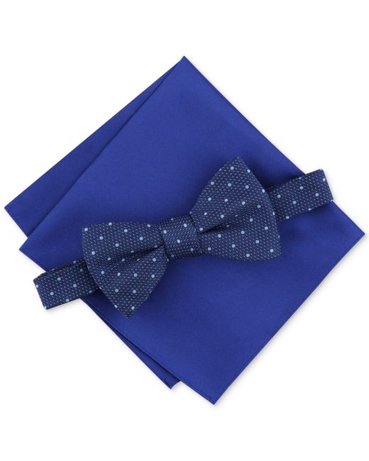 Alfani Marshall Dot Bow Tie Pocket Square Set Created for