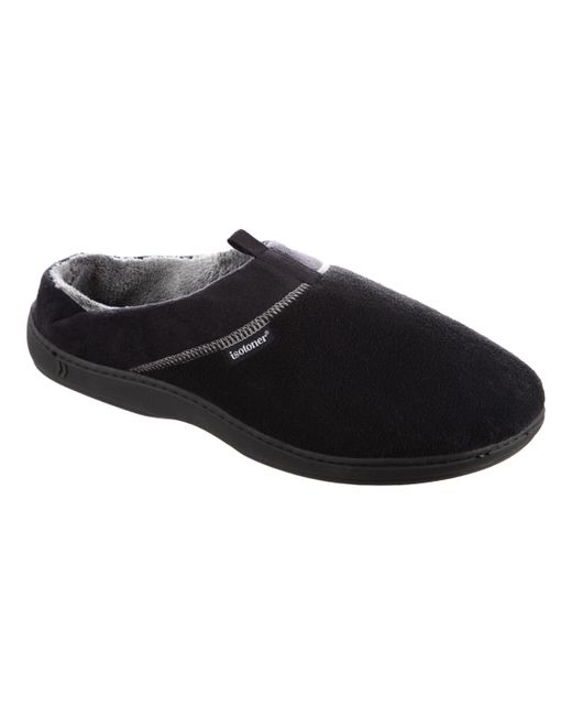 Isotoner Microterry Jared Hoodback Slippers