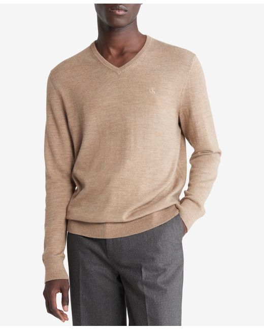 Calvin Klein Regular-Fit V-Neck Sweater