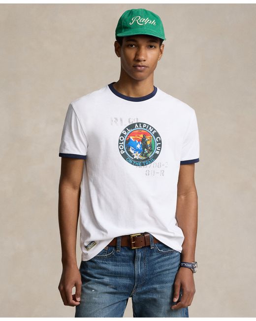 Polo Ralph Lauren Classic-Fit Jersey Graphic T-Shirt