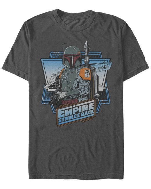 Fifth Sun Star Wars Classic Boba Fett Empire Strikes Back Logo Short Sleeve T-Shirt