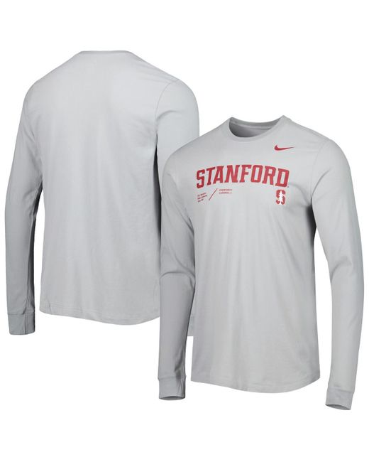 Nike Stanford Cardinal Team Practice Performance Long Sleeve T-shirt