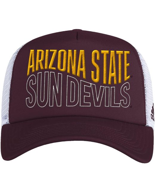 Adidas and Arizona State Sun Devils Wave Foam Trucker Snapback Hat