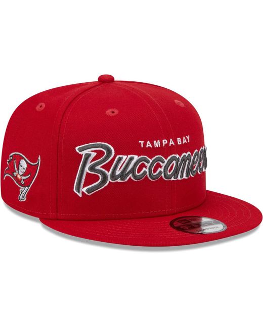 New Era Tampa Bay Buccaneers Main Script 9FIFTY Snapback Hat