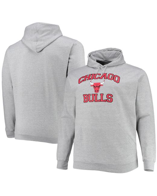 Profile Chicago Bulls Big and Tall Heart Soul Pullover Hoodie