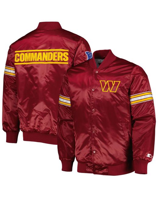 Starter Washington Commanders The Pick and Roll Full-Snap Jacket