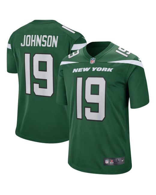 Nike Keyshawn Johnson Gotham New York Jets Game Retired Player Jersey
