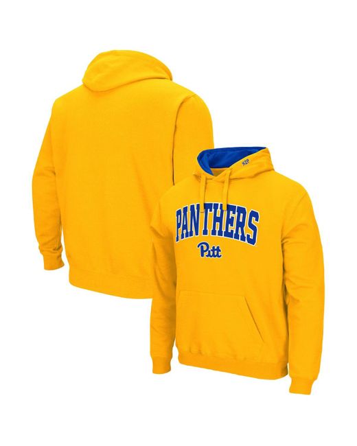 Colosseum Pitt Panthers Arch Team Logo 3.0 Pullover Hoodie
