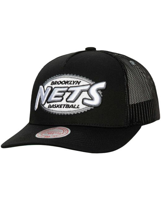 Mitchell & Ness Brooklyn Nets Team Seal Trucker Snapback Hat