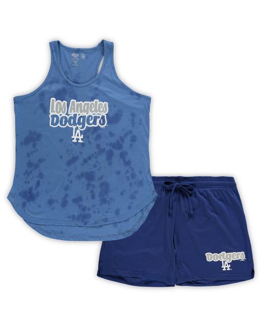 Concepts Sport Los Angeles Dodgers Plus Cloud Tank Top and Shorts Sleep Set