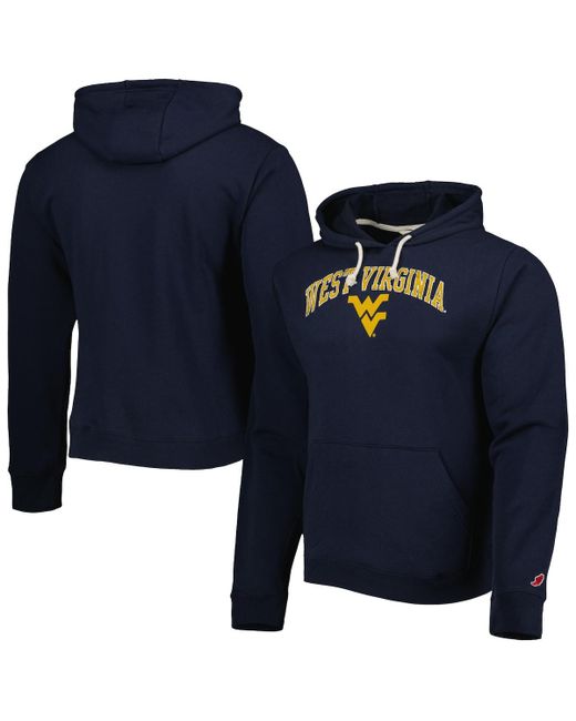 League Collegiate Wear West Virginia Mountaineers Arch Essential Fleece Pullover Hoodie