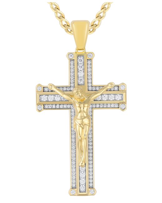 Macy's Diamond Crucifix Cross 22 Pendant Necklace 1 ct. t.w. 10k