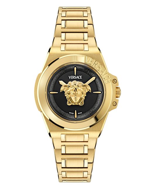 Versace Swiss Ion Plated Stainless Steel Bracelet Watch 37mm