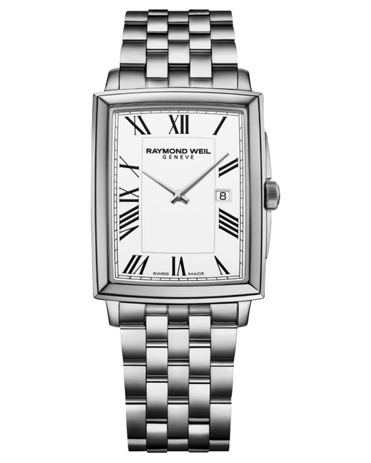 Raymond Weil Swiss Toccata Stainless Steel Bracelet Watch 29x37mm