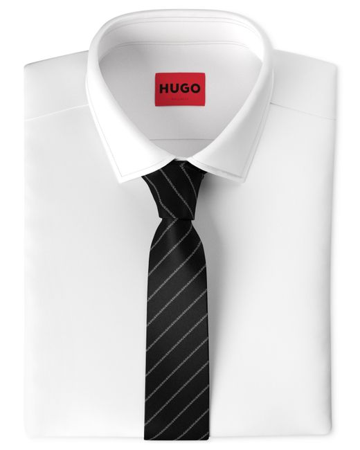 Hugo Boss by Boss Silk Stripe Jacquard Tie