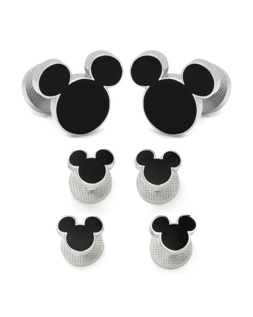 Disney Mickey Mouse Silhouette Cufflinks and Stud Set 6 Piece
