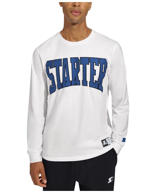 Starter Asher Classic-Fit Logo Graphic Long-Sleeve T-Shirt