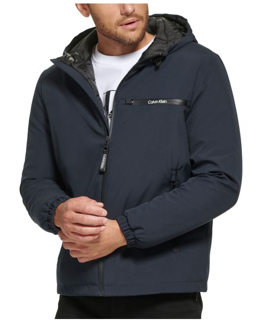 Calvin Klein Infinite Stretch Water-Resistant Hooded Jacket