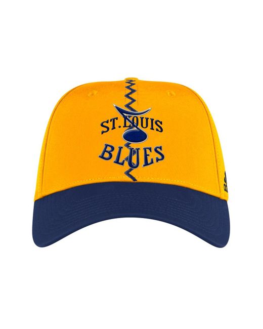 Adidas St. Louis Blues Reverse Retro 2.0 Flex Fitted Hat